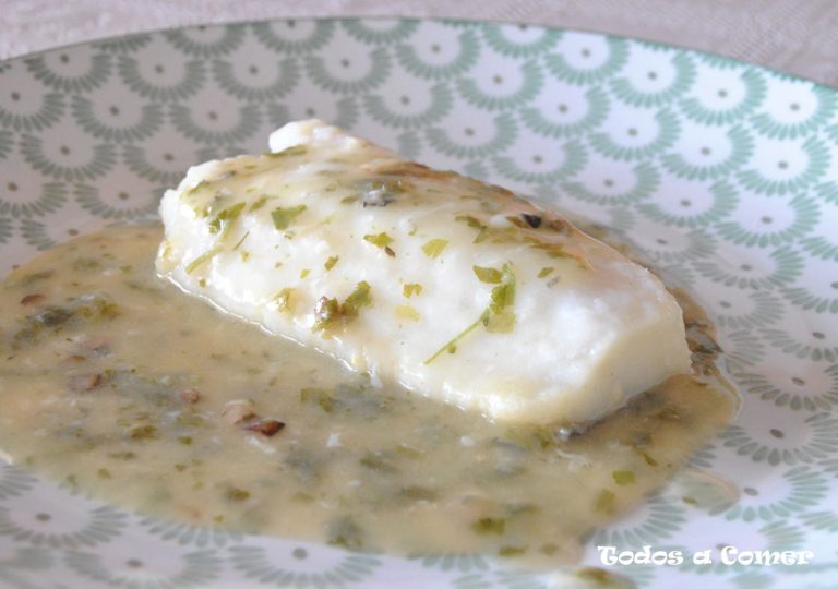 Perca en salsa verde