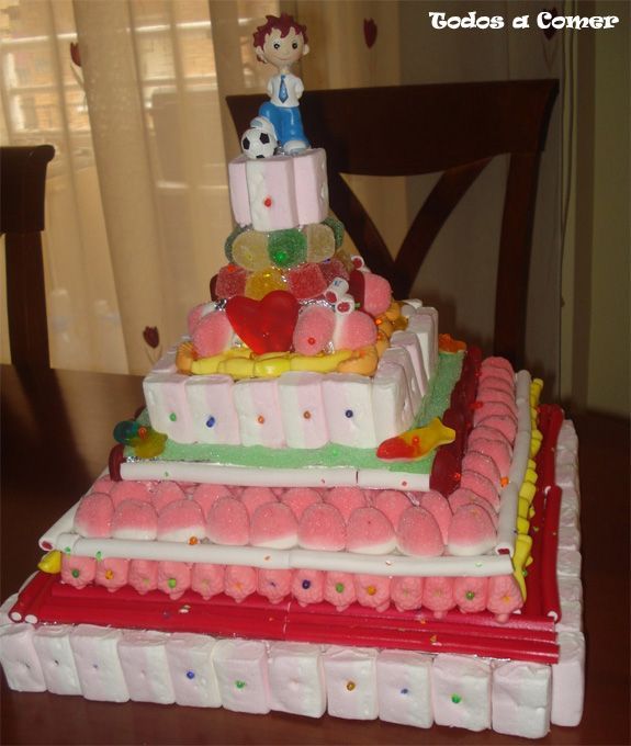 Receta de tarta de chuches