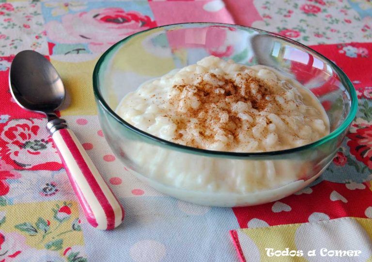 Arroz con leche cremoso