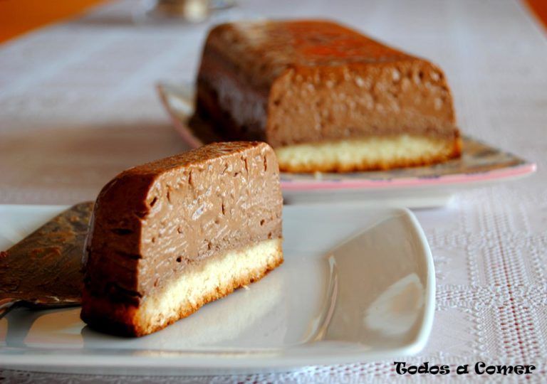 Bizcoflan de chocolate