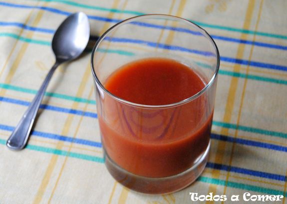 Receta: Gazpacho casero Receta fácil de gazpacho casero