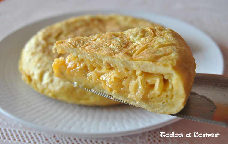Receta viral de tortilla de patatas de bolsa