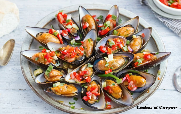 Mejillones a la vinagreta, receta fácil
