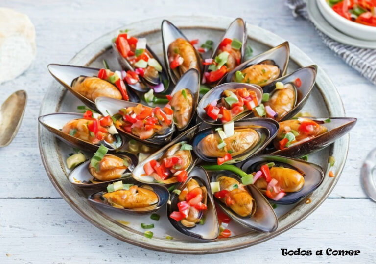 Mejillones a la vinagreta para un aperitivo de verano