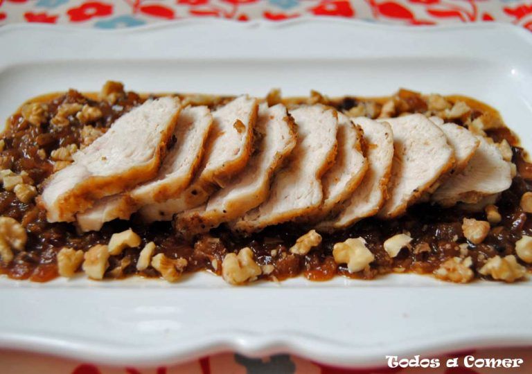 Pollo a la sidra