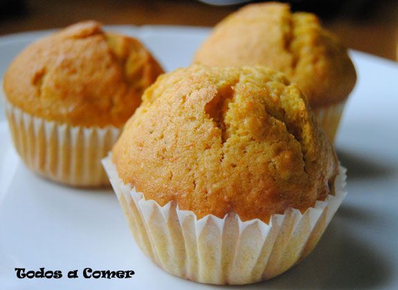 Receta: Magdalenas de calabaza y canela
