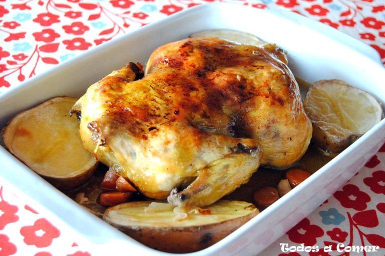 Cómo hacer un pollo asado jugoso