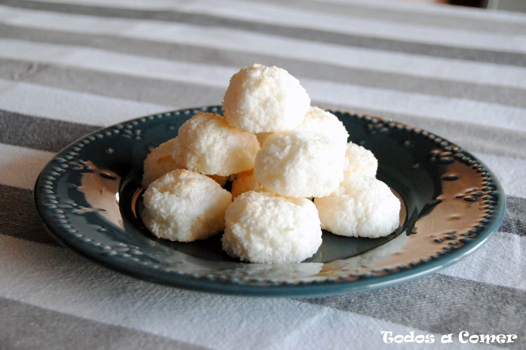 Receta de bocaditos de coco