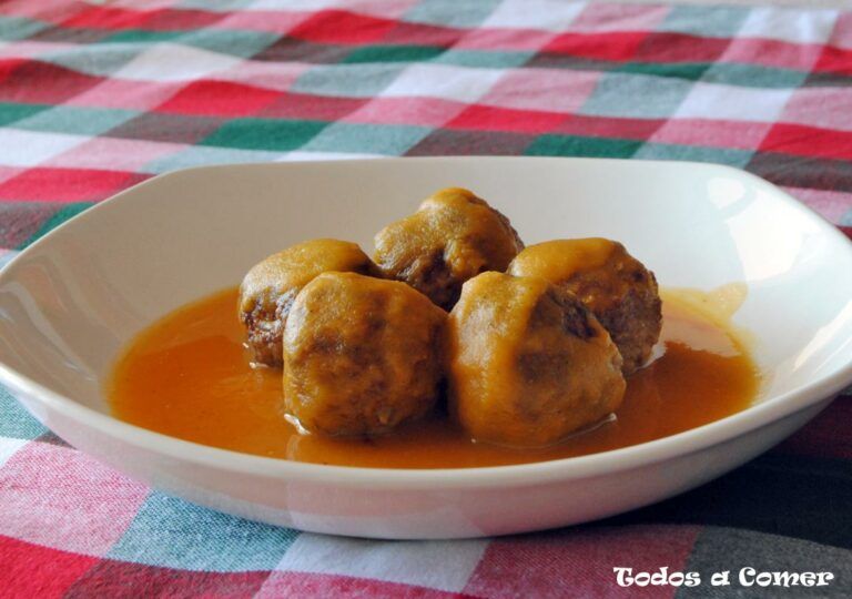 Receta de albóndigas con salsa de calabaza
