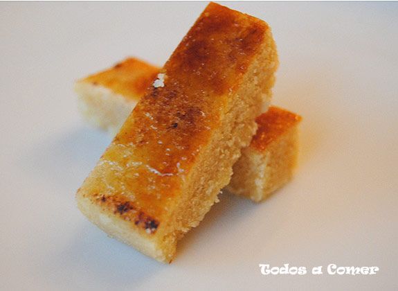 Receta: turrón de yema tostada