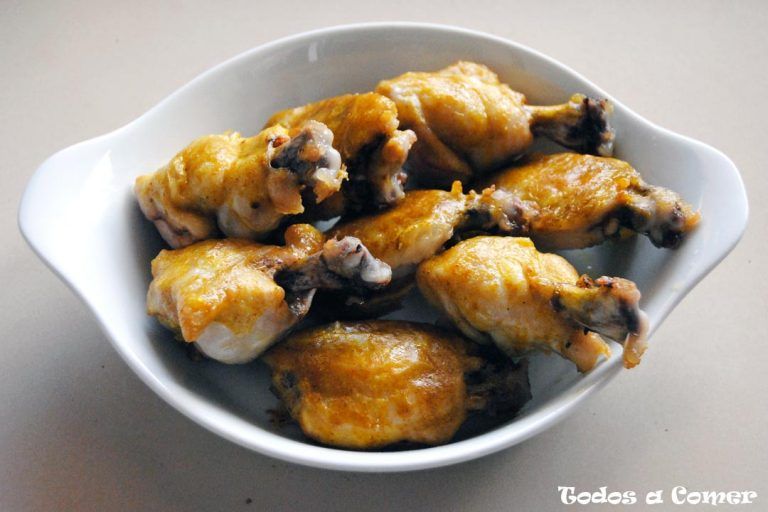 Receta de alitas de pollo al curry