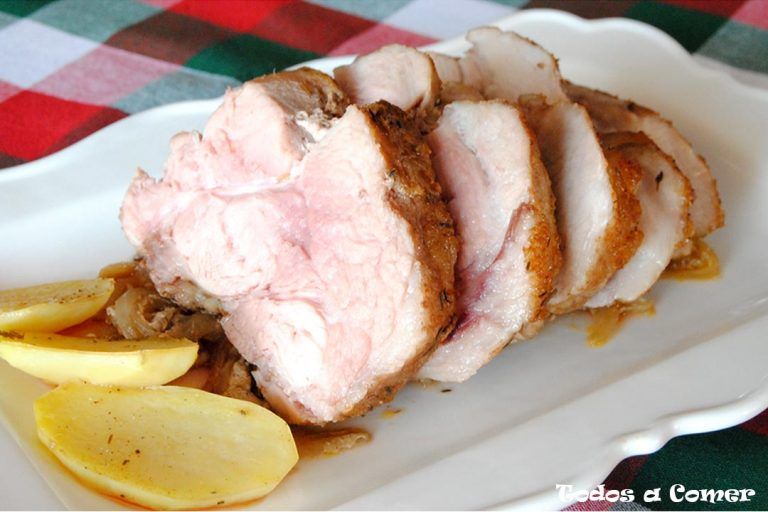 Redondo de cerdo asado al horno