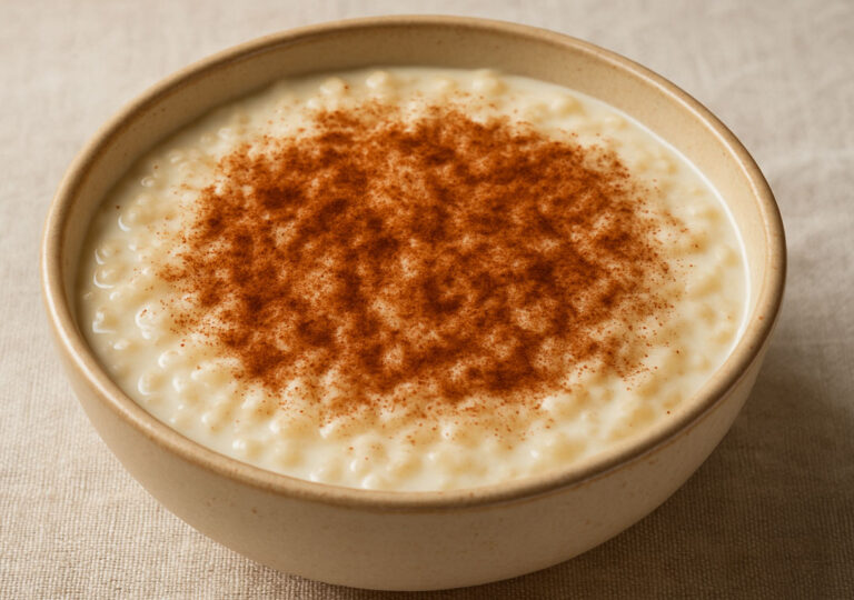 Arroz con leche en 5 minutos