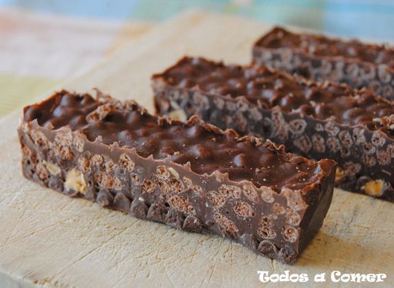 Receta de turrón de chocolate crujiente