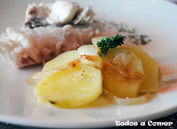 Receta de patatas panadera