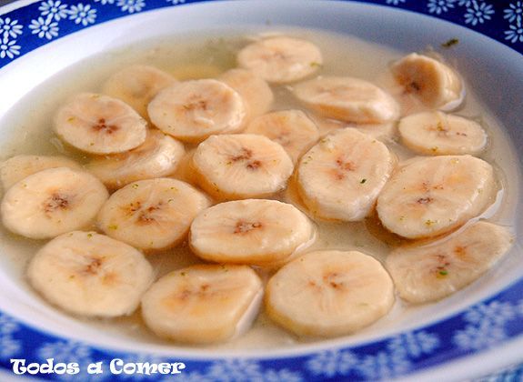 Receta de plátano con lima
