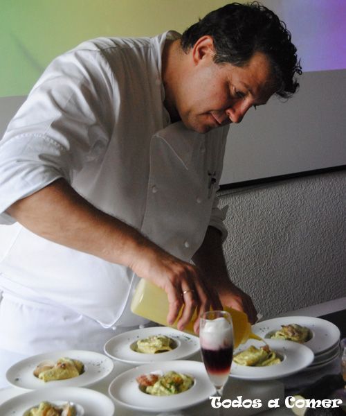 Curso de cocina italiana de Fabio Morisi. Pasta con carbonara de calabacín y almejas 2