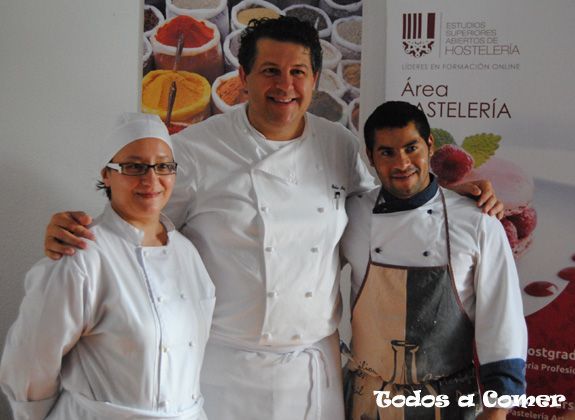 Curso de cocina italiana de Fabio Morisi. Los chefs