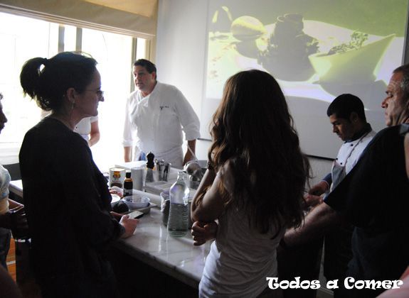 Curso de cocina italiana de Fabio Morisi- En el curso