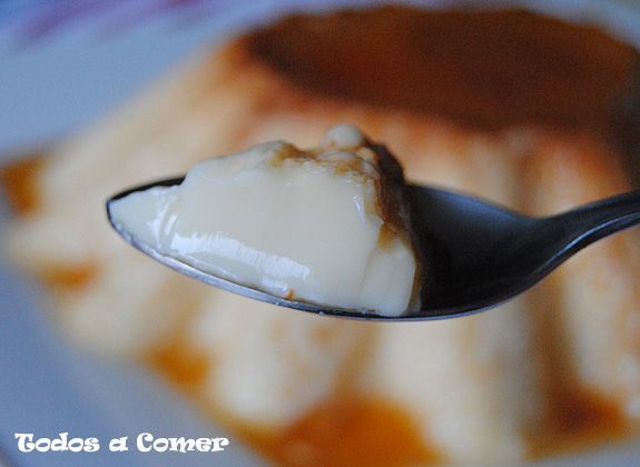 Receta de flan de huevo casero