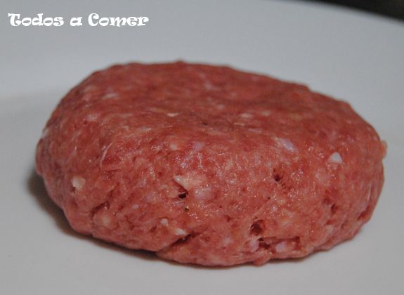 Receta. Hamburguesas de queso. Hacer la hamburguesa