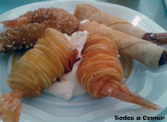 I Feria de la Tapa de Albacete. 2012. Langostinos rebozados I Feria de la Tapa de Albacete. 2012. Langostinos rebozados