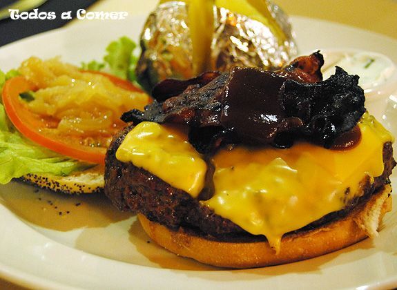 Restaurante: New York Burger, en Madrid. Hamburguesa Queens