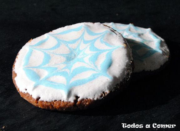 Galletas decoradas: telarañas de Halloween