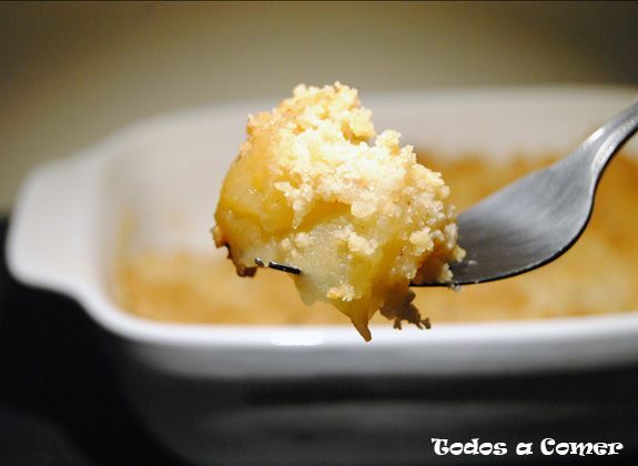 Receta: Crumble de manzana