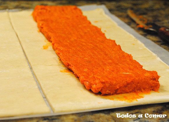 Receta: Saladitos de sobrasada- haciendo los saladitos