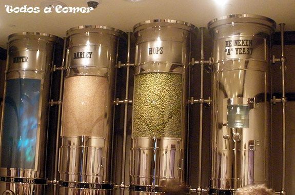 Museo Heineken - Ingredientes de cerveza