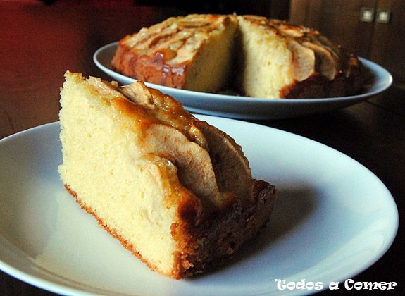 Receta. Bizcocho de manzana - Textura