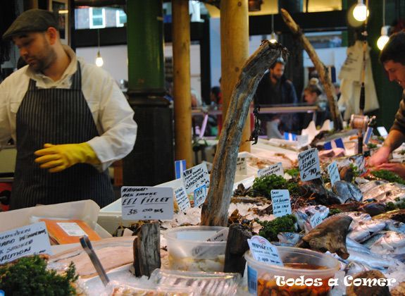 Borough market: pescadería