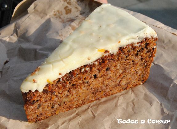 Borough market: tarta de zanahoria