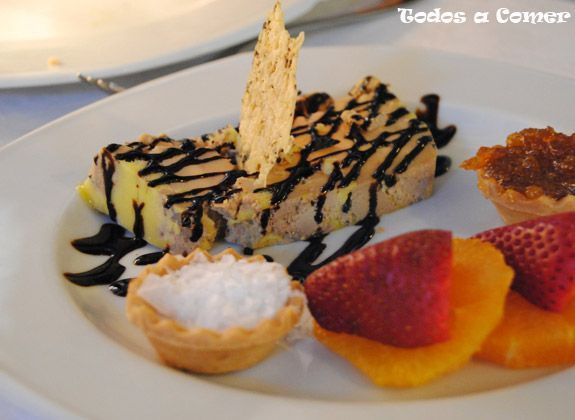 Restaurante Bergamonte: foie trufado al oporto