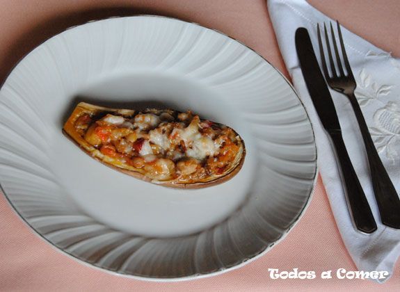 Receta. Berenjenas rellenas 2