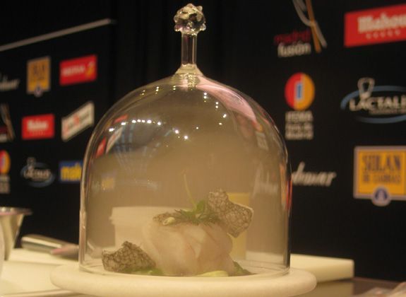 Madrid fusión 2014: Paco Roncero y bacalao Sreki
