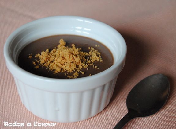 Receta. Natillas de chocolate