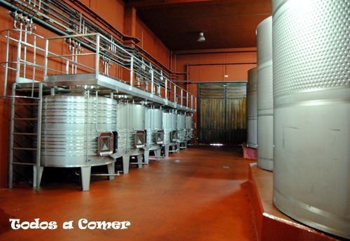 Visita a las bodegas Emilio Moro- Depósitos de acero inoxidable