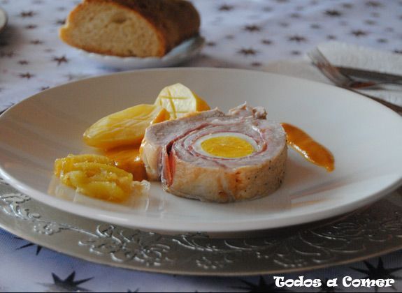 Receta. Lomo relleno