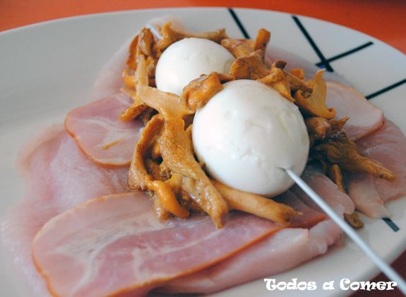 Pechugas de pollo rellenas con rebozuelos - Preparación