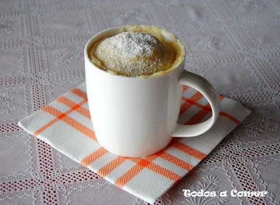 Receta. Mug cake de yogur