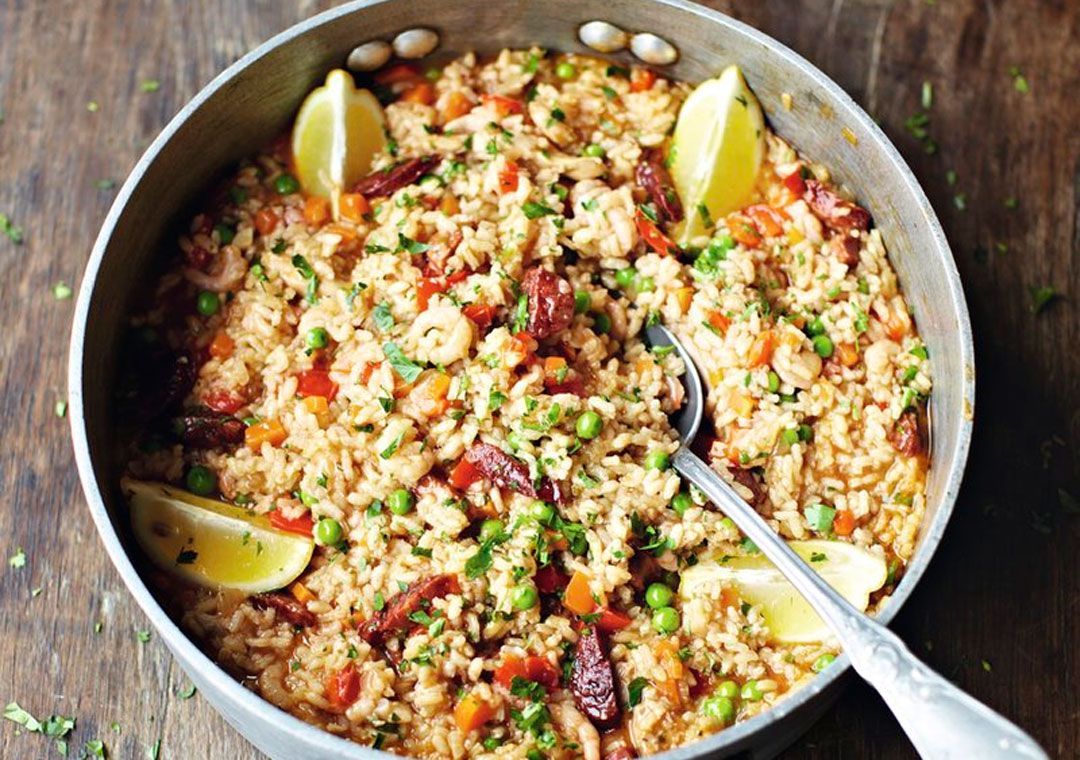 La 'paella' según Jamie Oliver