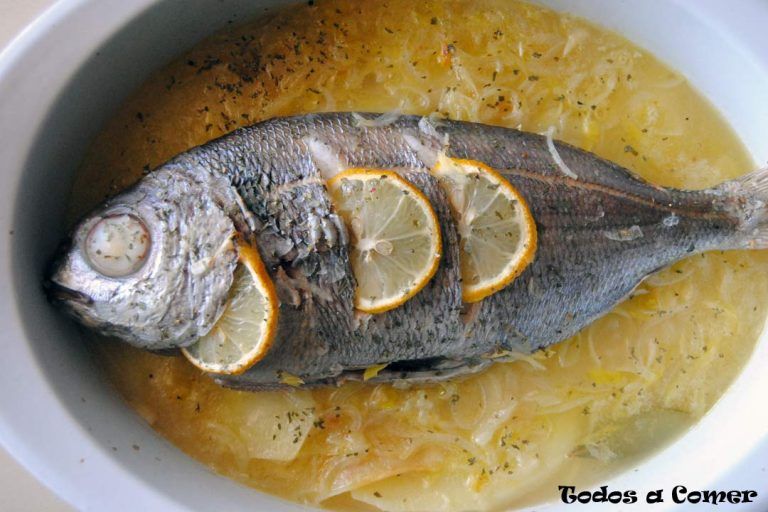 Receta de besugo al horno