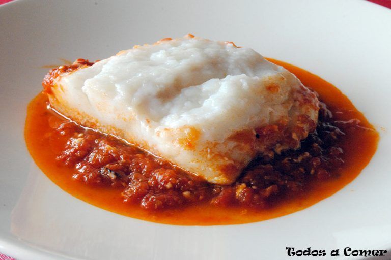 Receta de bacalao con tomate