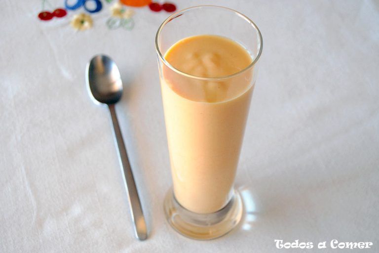 Receta de batido de mango y zanahoria