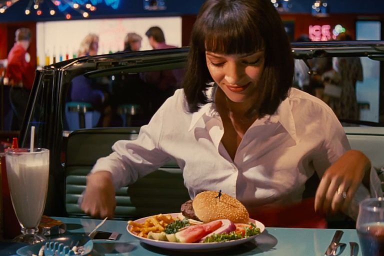 La hamburguesa, el icono de Estados Unidos. Imagen de Pulp Fiction.