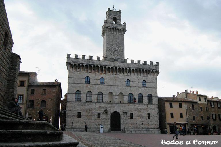 Ruta por la Toscana. Palazzo Comunale de Montepulciano.