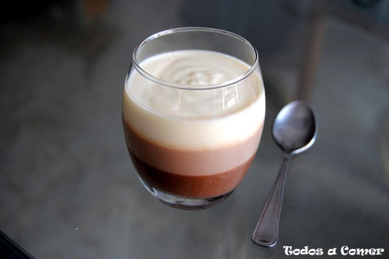 Receta de vasitos tres chocolates en microondas