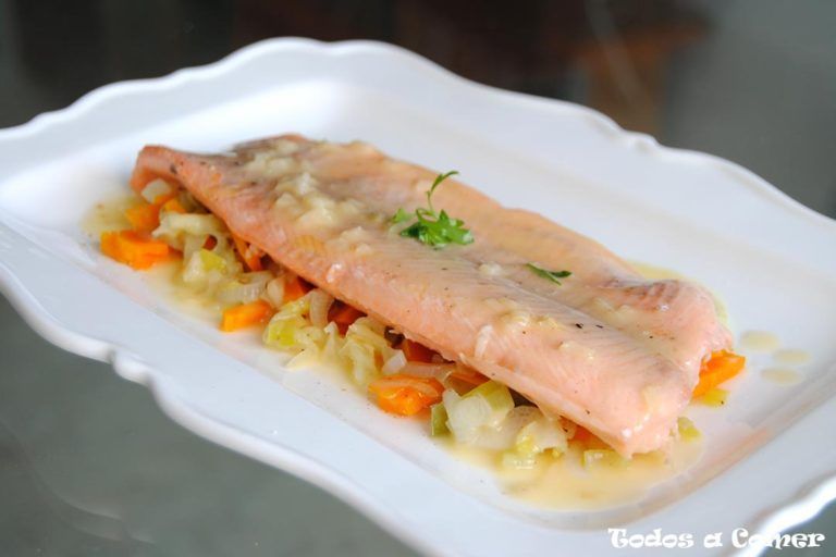 Trucha con salsa de mantequilla